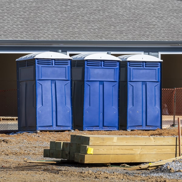 how can i report damages or issues with the porta potties during my rental period in Lima PA